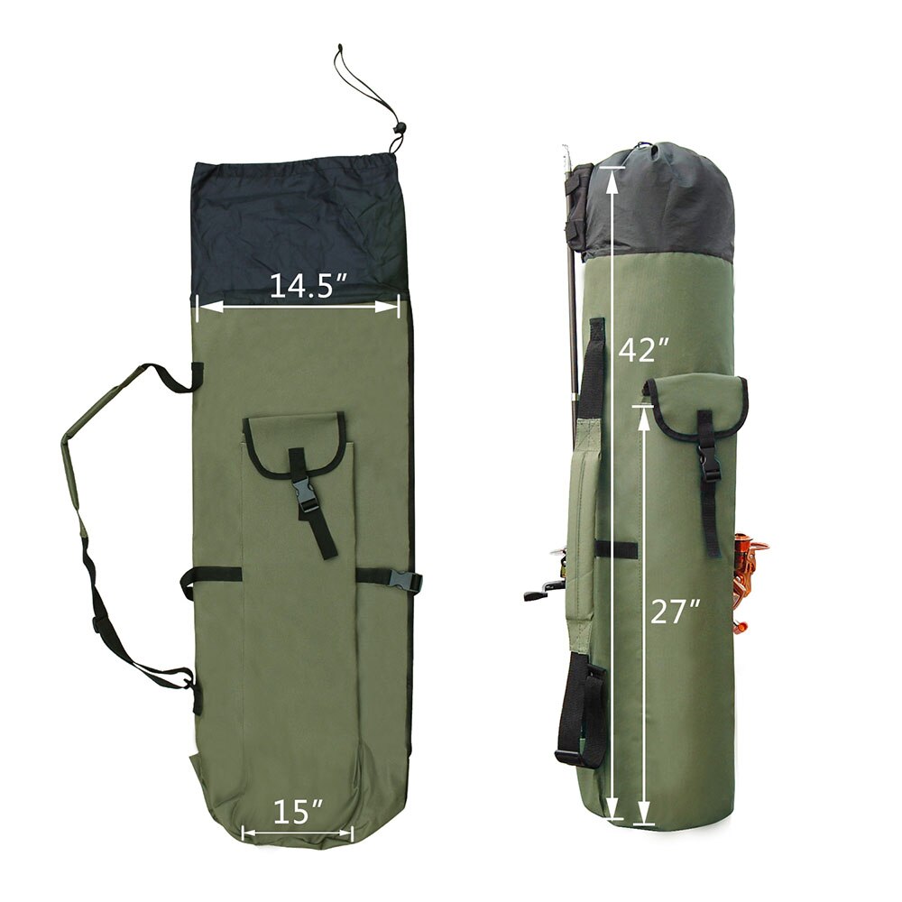 Fishing rod storage fishing rod portable reel bag 1