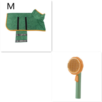 New Pet Brush Hot Selling Hand-held Steel Wire Self-cleaning Comb Looper For Hair Removal 1