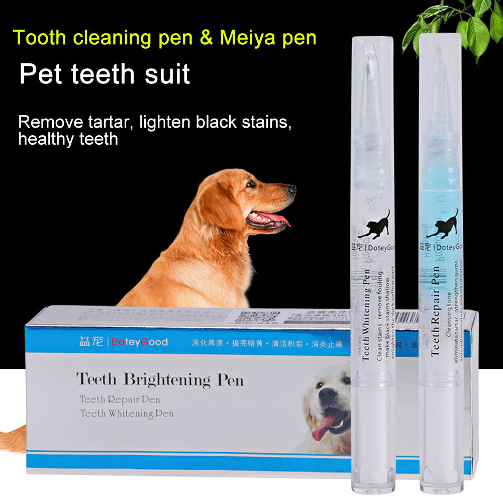 Pet Teeth Repairing Kit For Dog Cat Teeth Cleaning Pen Kit 1