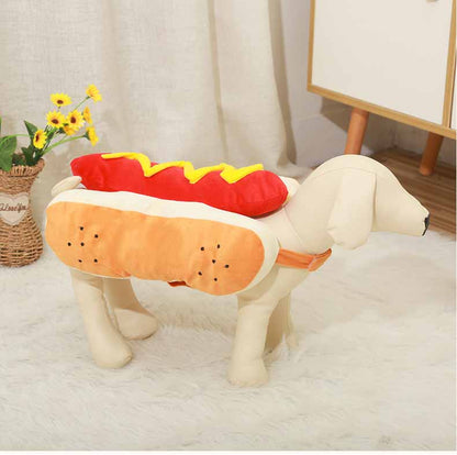 Funny Halloween Costumes For Dogs Puppy Pet Clothing Hot Dog Design Dog Clothes Pet Apparel Dressing Up Cat Party Costume Suit 1