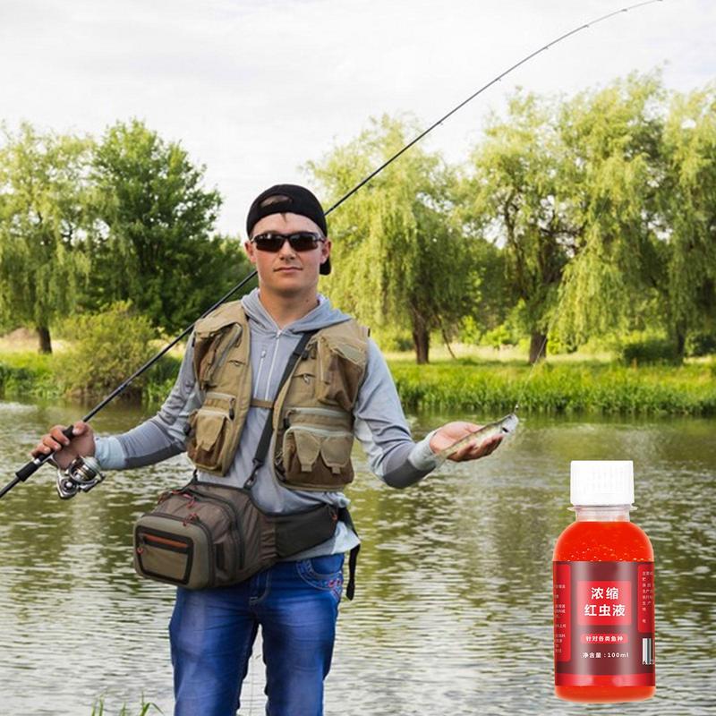 Concentrated Red Worm Liquid Fishing Bait 1